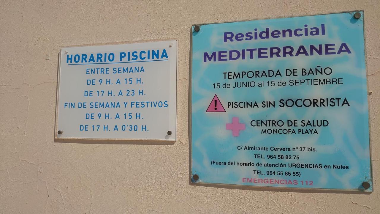Moncófar Apto. Con Wifi, Piscina, Vistas Al Mar Y Parking. מראה חיצוני תמונה